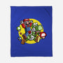 Dino Jockey-None-Fleece-Blanket-zascanauta