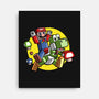 Dino Jockey-None-Stretched-Canvas-zascanauta