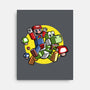 Dino Jockey-None-Stretched-Canvas-zascanauta