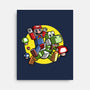 Dino Jockey-None-Stretched-Canvas-zascanauta