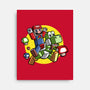 Dino Jockey-None-Stretched-Canvas-zascanauta
