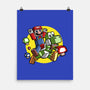 Dino Jockey-None-Matte-Poster-zascanauta