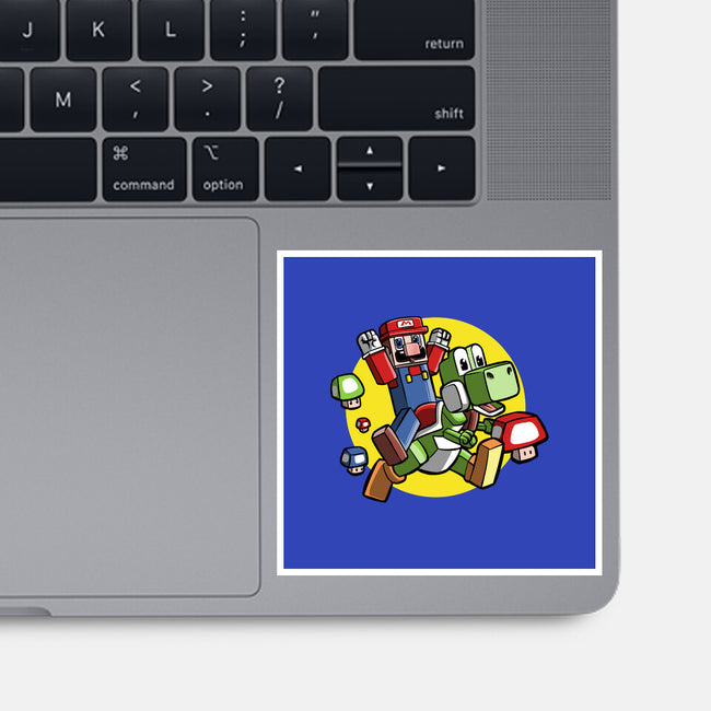 Dino Jockey-None-Glossy-Sticker-zascanauta