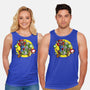 Dino Jockey-Unisex-Basic-Tank-zascanauta