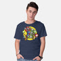 Dino Jockey-Mens-Basic-Tee-zascanauta