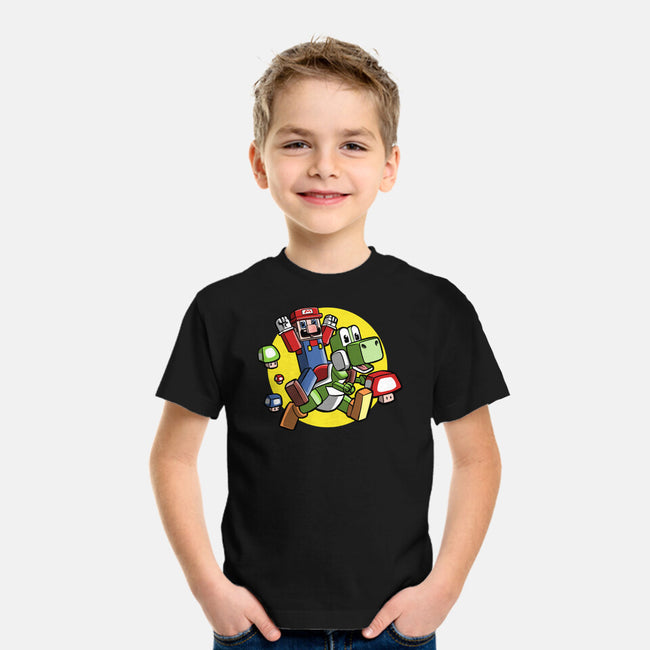 Dino Jockey-Youth-Basic-Tee-zascanauta