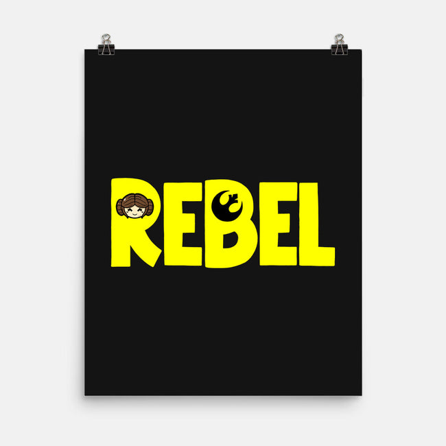 Rebel Leia-None-Matte-Poster-krisren28