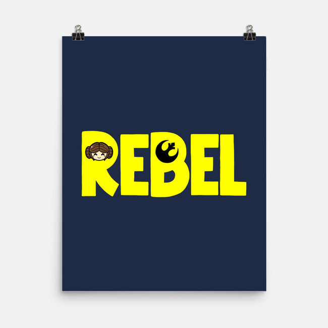 Rebel Leia-None-Matte-Poster-krisren28