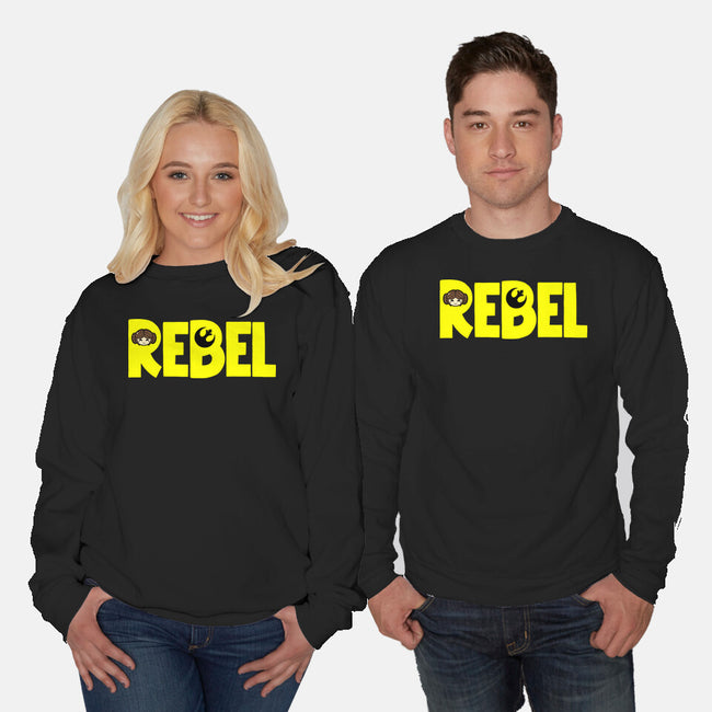 Rebel Leia-Unisex-Crew Neck-Sweatshirt-krisren28