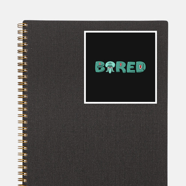 Bored Squid-None-Glossy-Sticker-krisren28