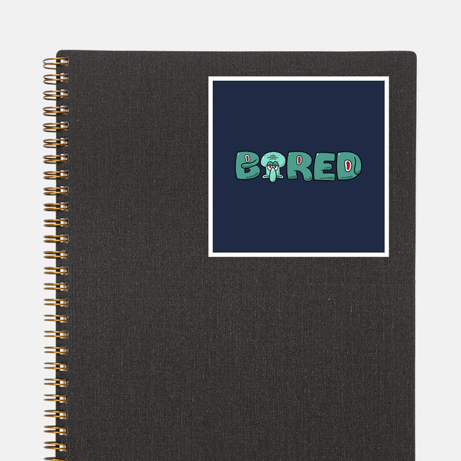Bored Squid-None-Glossy-Sticker-krisren28