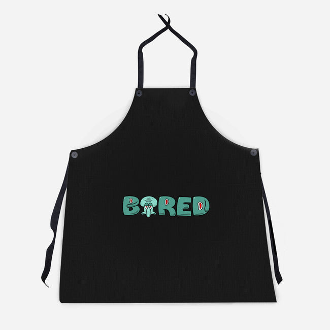 Bored Squid-Unisex-Kitchen-Apron-krisren28