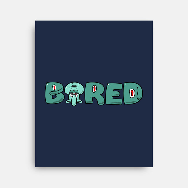 Bored Squid-None-Stretched-Canvas-krisren28