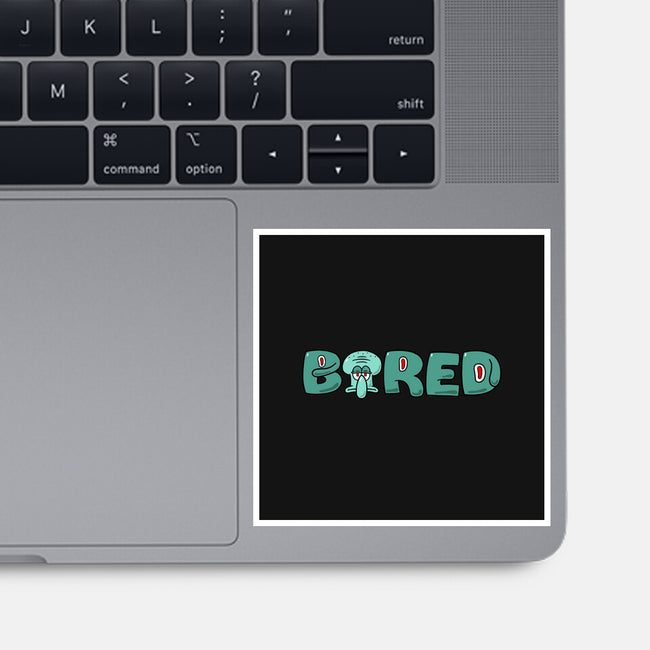 Bored Squid-None-Glossy-Sticker-krisren28