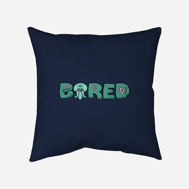 Bored Squid-None-Removable Cover w Insert-Throw Pillow-krisren28
