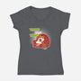 Relax At Home-Womens-V-Neck-Tee-Freecheese