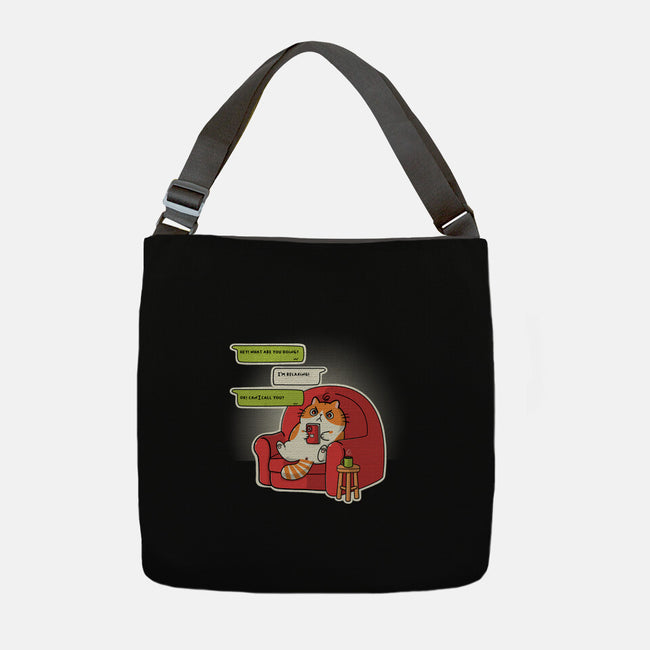 Relax At Home-None-Adjustable Tote-Bag-Freecheese