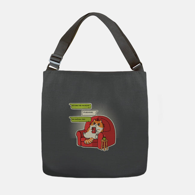 Relax At Home-None-Adjustable Tote-Bag-Freecheese