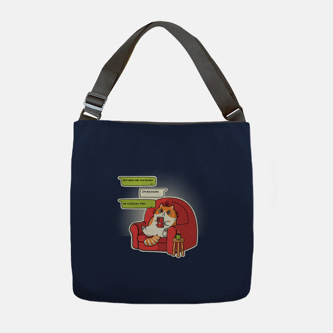 Relax At Home-None-Adjustable Tote-Bag-Freecheese