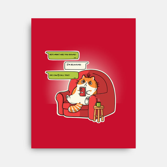 Relax At Home-None-Stretched-Canvas-Freecheese