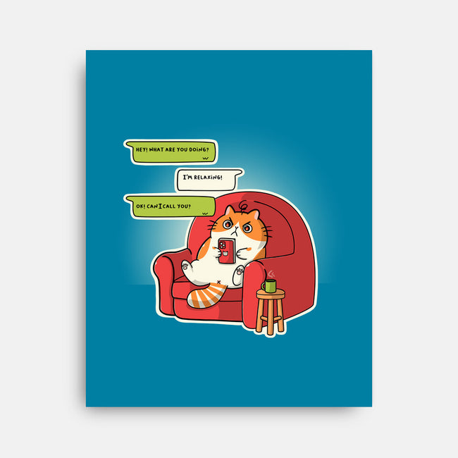 Relax At Home-None-Stretched-Canvas-Freecheese