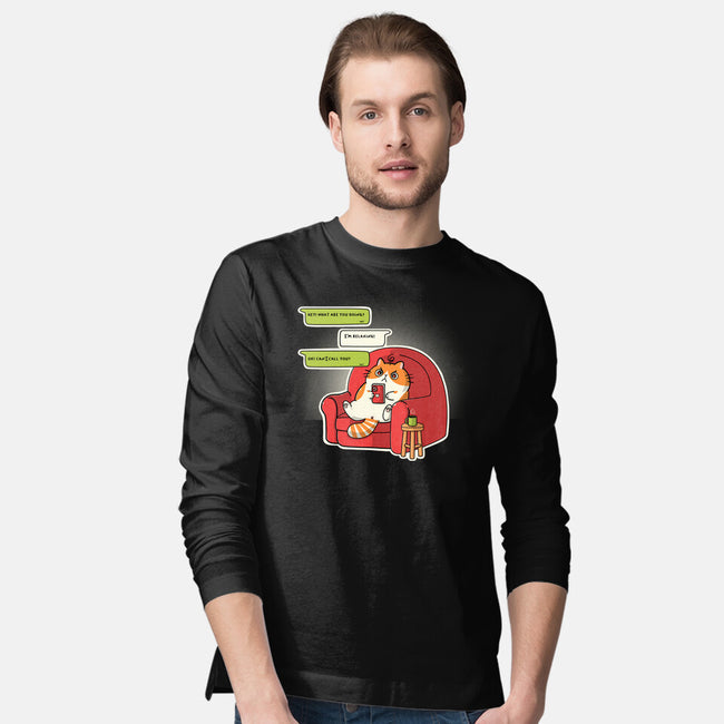 Relax At Home-Mens-Long Sleeved-Tee-Freecheese