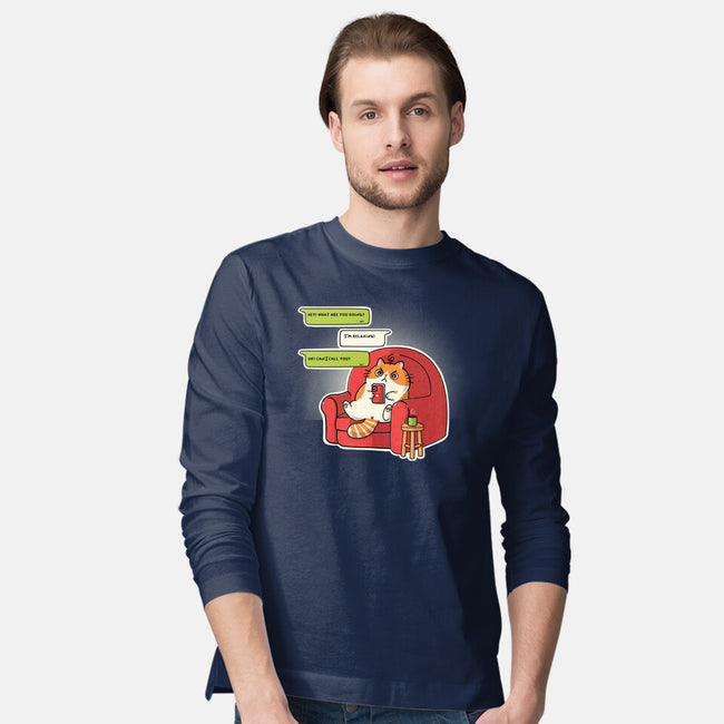Relax At Home-Mens-Long Sleeved-Tee-Freecheese