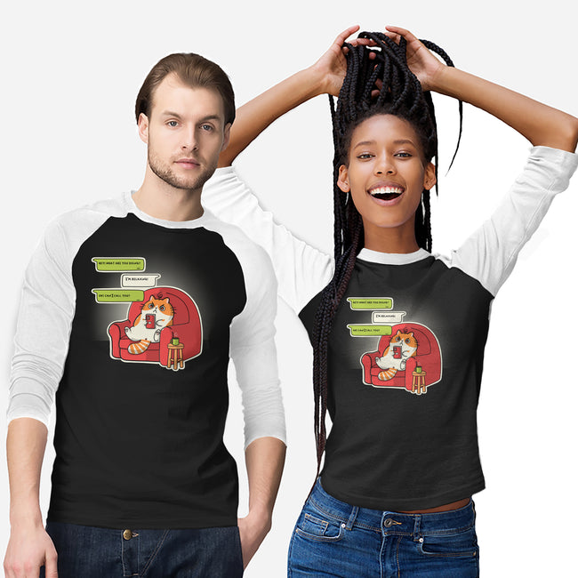 Relax At Home-Unisex-Baseball-Tee-Freecheese