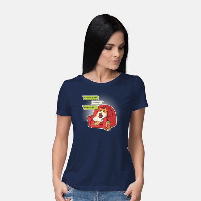 Relax At Home-Womens-Basic-Tee-Freecheese