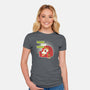 Relax At Home-Womens-Fitted-Tee-Freecheese