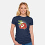 Relax At Home-Womens-Fitted-Tee-Freecheese