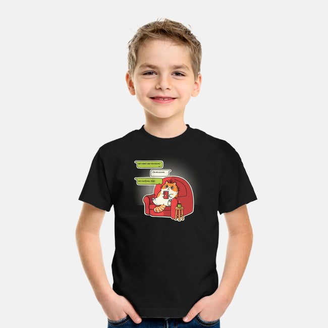 Relax At Home-Youth-Basic-Tee-Freecheese