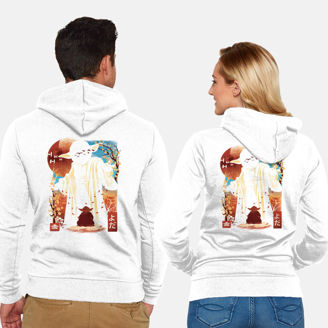 Legendary Jedi Master-Unisex-Zip-Up-Sweatshirt-dandingeroz