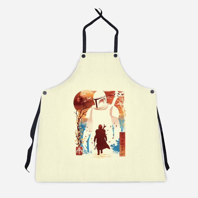 Lone Gunfighter-Unisex-Kitchen-Apron-dandingeroz