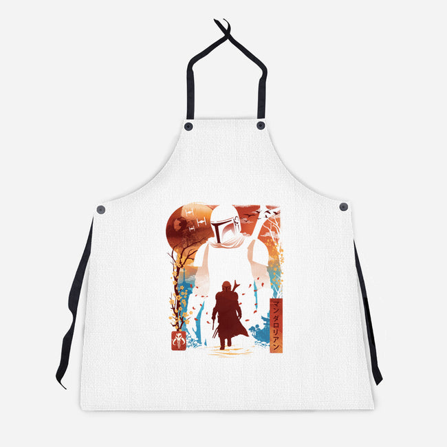 Lone Gunfighter-Unisex-Kitchen-Apron-dandingeroz