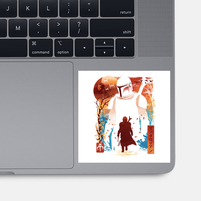 Lone Gunfighter-None-Glossy-Sticker-dandingeroz