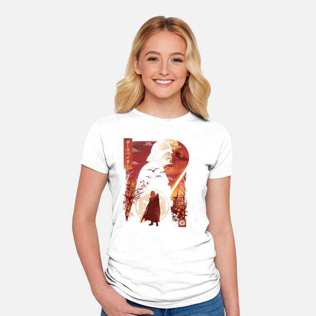Lord Vader-Womens-Fitted-Tee-dandingeroz