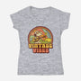 Vintage Beagle-Womens-V-Neck-Tee-kg07