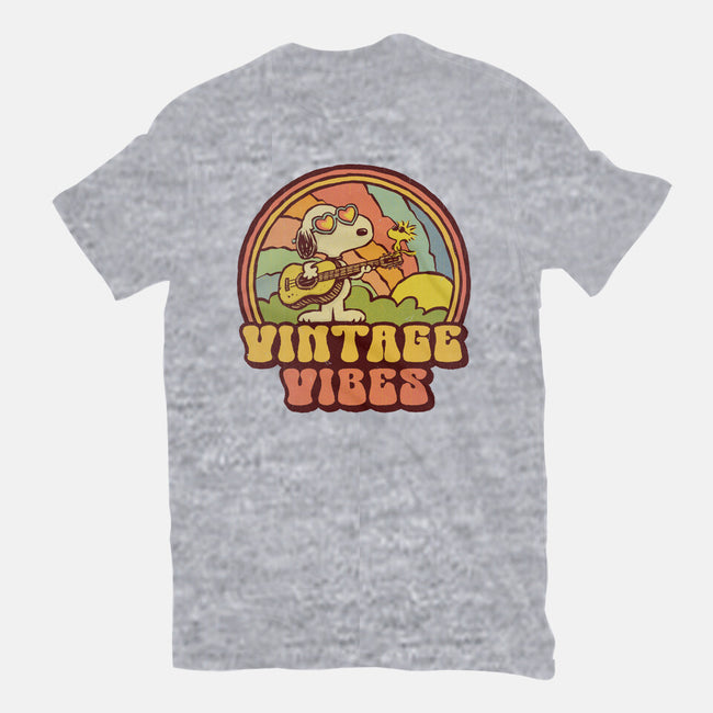 Vintage Beagle-Womens-Basic-Tee-kg07