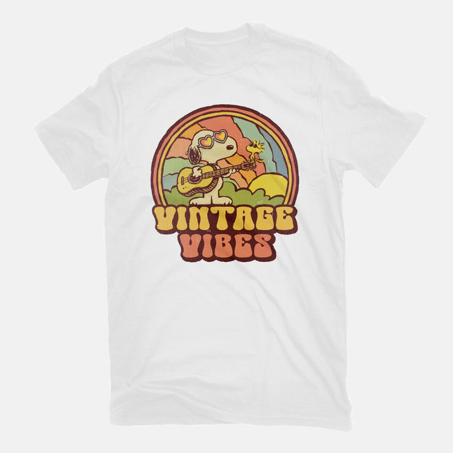 Vintage Beagle-Womens-Basic-Tee-kg07