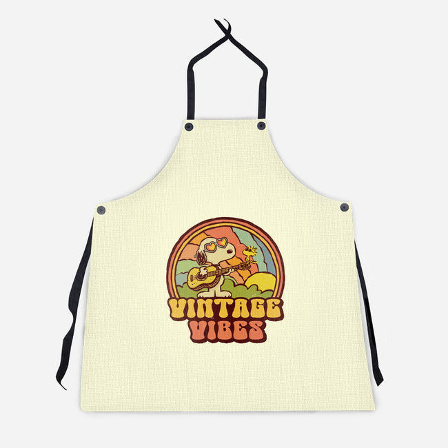 Vintage Beagle-Unisex-Kitchen-Apron-kg07