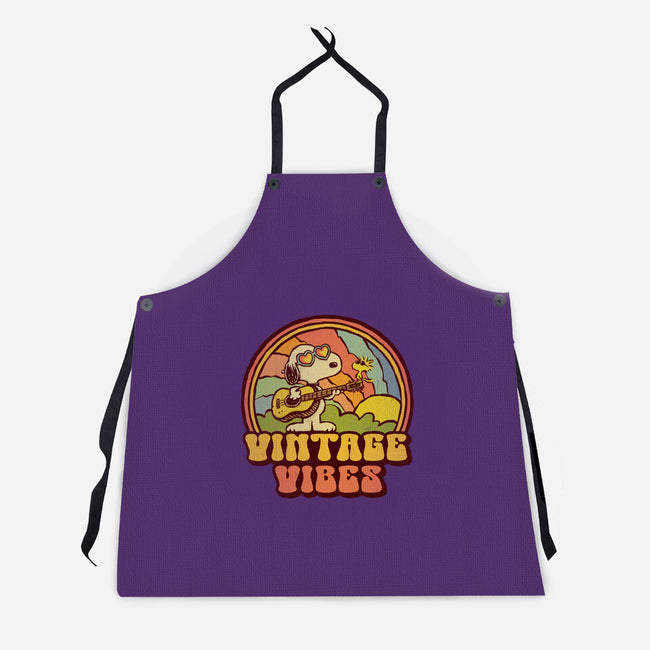 Vintage Beagle-Unisex-Kitchen-Apron-kg07