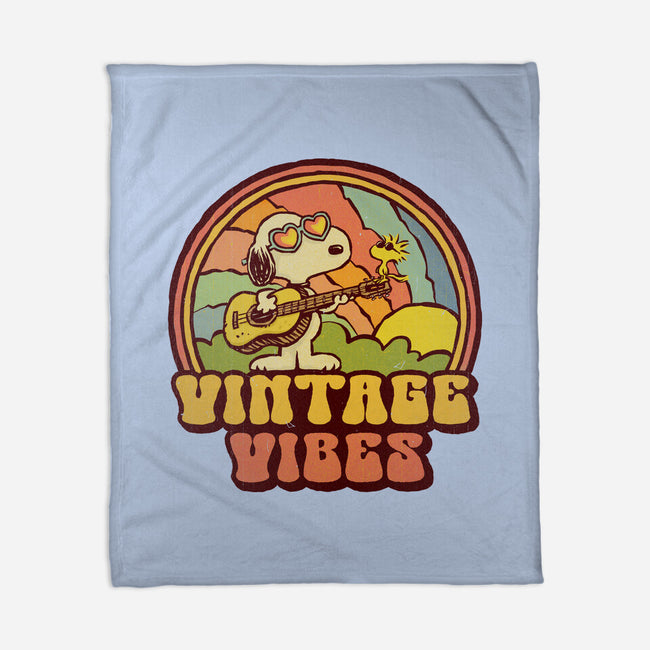 Vintage Beagle-None-Fleece-Blanket-kg07