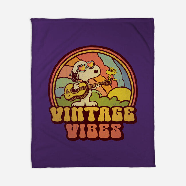 Vintage Beagle-None-Fleece-Blanket-kg07