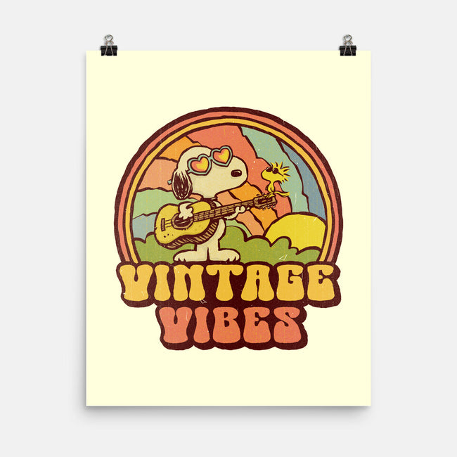 Vintage Beagle-None-Matte-Poster-kg07