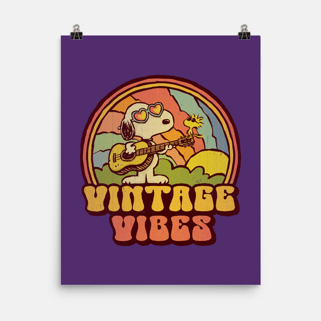 Vintage Beagle-None-Matte-Poster-kg07