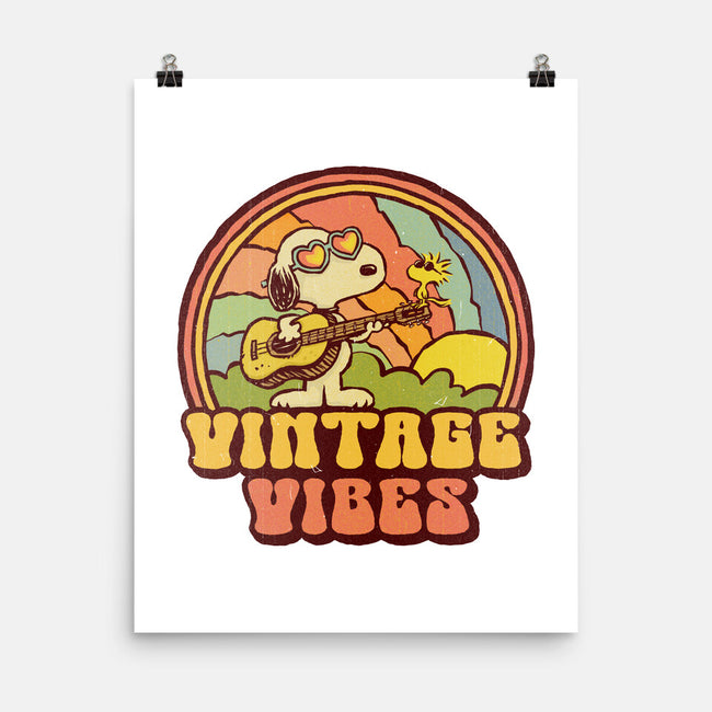 Vintage Beagle-None-Matte-Poster-kg07