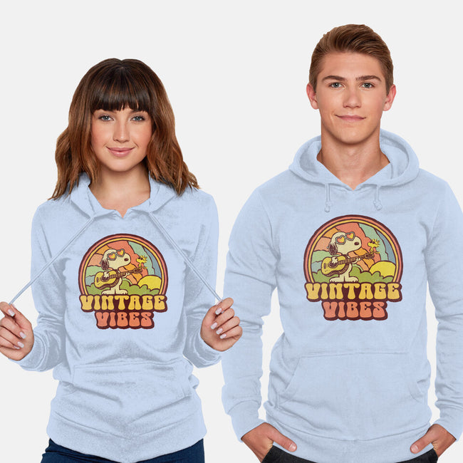 Vintage Beagle-Unisex-Pullover-Sweatshirt-kg07