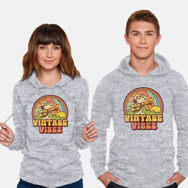 Vintage Beagle-Unisex-Pullover-Sweatshirt-kg07