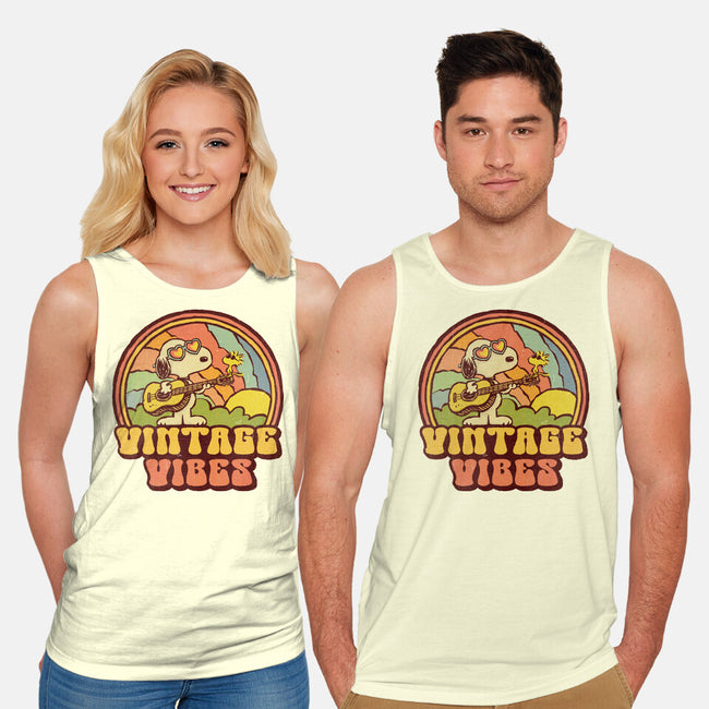 Vintage Beagle-Unisex-Basic-Tank-kg07